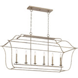 Gallery 6 Light Oversized Linear Pendant by Quoizel - GLY648