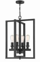 Chicago 4 Light Small Foyer Chandelier by Craftmade - 53134