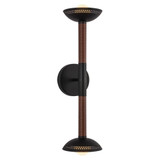 Arden 11W LED Bath Vanity 22.5 Inch Tall and 6 Inch Wide by Alora - WV616223