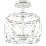 Dury 3 Light 12.5 Inch Wide Semi Flush Mount by Quoizel - RDY1712