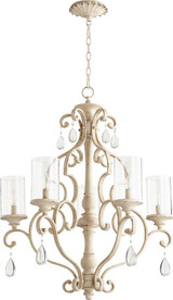 San Miguel 5 Light Large Chandelier by Quorum - 6073-5