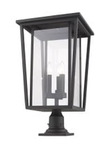 Seoul 3 Light Outdoor Post Mount Lantern 14.25 x 105.5 Inch by Z-Lite - 571PHXLR1