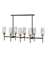 Ana 8 Light Oversized Linear Chandelier by Hinkley - 38256