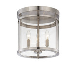 Penrose 3 Light 12.5 Inch Wide Semi Flush Mount by Savoy House - 6-1043-3