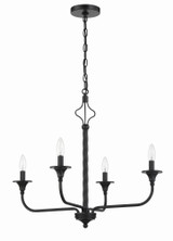 Jolenne 4 Light Medium Chandelier by Craftmade - 57024