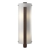 Forged Vertical Bar 2 Light Wall Sconce 23.25 Inch Tall by Hubbardton Forge - 206730