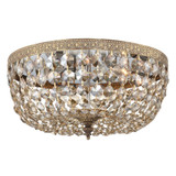 Ceiling Mount 3 Light 14 Inch Wide Flush Mount by Crystorama - 714