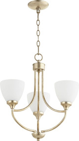 Enclave 3 Light Small Chandelier by Quorum - 6059-3