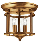 Gentry 2 Light 9 Inch Wide Flush Mount by Hinkley - 3472