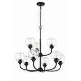 Glenda 9 Light Chandelier 28.25 Inch Tall and 29.5 Inch Wide by Craftmade - 56229