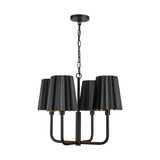 Plisse 4 Light Medium Chandelier by Alora CH528423 - CH528423
