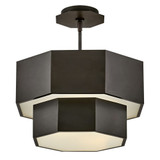Facet 60W 5 LED 18.37 Inch Wide Flush Mount by Hinkley - 46991
