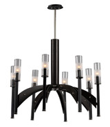 Merge 8 Light Oversized Chandelier by Maxim - 39518CLB