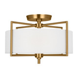 Perno 2 Light 15 Inch Wide Semi Flush Mount by Visual Comfort Studio - CF1122