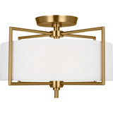 Perno 2 Light 15 Inch Wide Semi Flush Mount by Visual Comfort Studio - CF1122