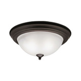 2 Light Flush Mount 13.25 Inch Wide by Kichler - 8112