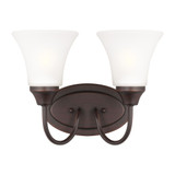 Holman 2 Light Vanity Light by Generation - 44806