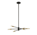 Lyrique 6 Light Medium Chandelier by Savoy House - 1-7000-6