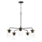 Sleek 5 Light Medium Chandelier by Maxim - 11846-5