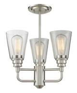 Annora 3 Light 15 Inch Wide Semi Flush Mount by Z-Lite - 428SF
