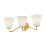 Leonella 3 Light Bath Vanity 8.5 Inch Tall and 24 Inch Wide by Mitzi - H1017303