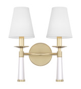 Baxter 2 Light Candle Style Wall Sconce by Crystorama - 8862