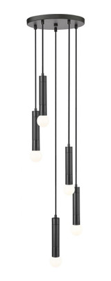 Stari 5 Light Chandelier 11 Inch Tall and 12 Inch Wide by Z Lite - 1956P-5R