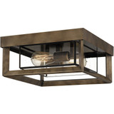 Infinger 2 Light 13 Inch Wide Flush Mount by Quoizel - INF1613