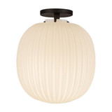 Cherise 1 Light Semi Flush Mount 13.88 Inch Tall X 11.88 Inch Wide by Alora - SF579112