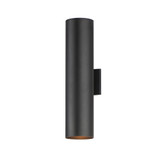 Outpost 2 Light Contemporary Outdoor Wall Lantern 22 Inch Tall by Maxim - 26109