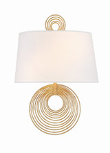 Doral 2 Light Wall Sconce 14 Inch Tall by Crystorama - DOR-B7702