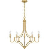 Mabel 5 Light Large Chandelier by Quoizel - MAB5026