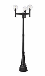 Laurent 3 Light Outdoor Post Mount 100 x 30 Inches by Z-Lite - 597-599-MP3