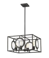 Port 4 Light Pendant 21.75 Inch Wide by 11 Inch High by Z-Lite - 448-20