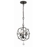 Solaris 3 Light Mini Chandelier by Crystorama - 9225