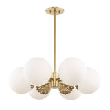 Paige 6 Light Medium Chandelier by Mitzi - H193806