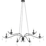 Lorelei 6 Light Oversized Chandelier by Quorum - 602-6