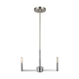 Fullton 3 Light Chandelier 10.38 X 21.63 Inch Wide by Visual Comfort Studio - 3164203C