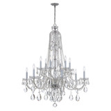 Traditional Crystal 12 Light Oversized Chandelier by Crystorama 1114 - 1114