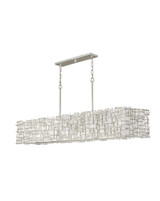 Farrah 10 Light Oversized Linear Chandelier by Fredrick Ramond - FR33109