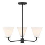 Blair 3 Light Chandelier 9 Inch Tall and 24 Inch Wide by Savoy House - 1-4013-3