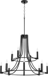 Olympus 12 Light Large Chandelier by Quorum - 696-12