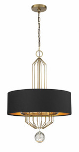 Grandeur 6 Light Large Pendant 34.75 Inch Tall by Minka Metropolitan - N7336