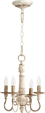 Salento 4 Light Mini Chandelier by Quorum - 6006-4