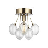 Bronzeville 1 Light 15 Inch Wide Flush Mount by Visual Comfort Studio - 7714301
