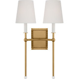 Baxley 2 Light Wall Sconce by Visual Comfort Studio - AW1202