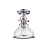 Grant 1 Light 8 Inch Wide Semi Flush Mount by Quoizel - GRTS1708