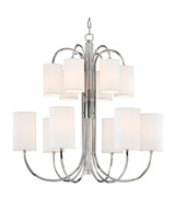 Junius 12 Light Oversized 2 Tier Chandelier by Hudson Valley - 9112
