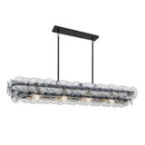 Loren 5 Light Discs Linear Chandelier by Maxim - 21826