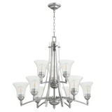 Aspen 9 Light Large 2 Tier Chandelier by Quorum - 6177-9